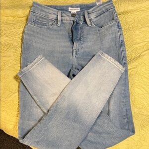 Good American Sky Blue Skinny Jeans